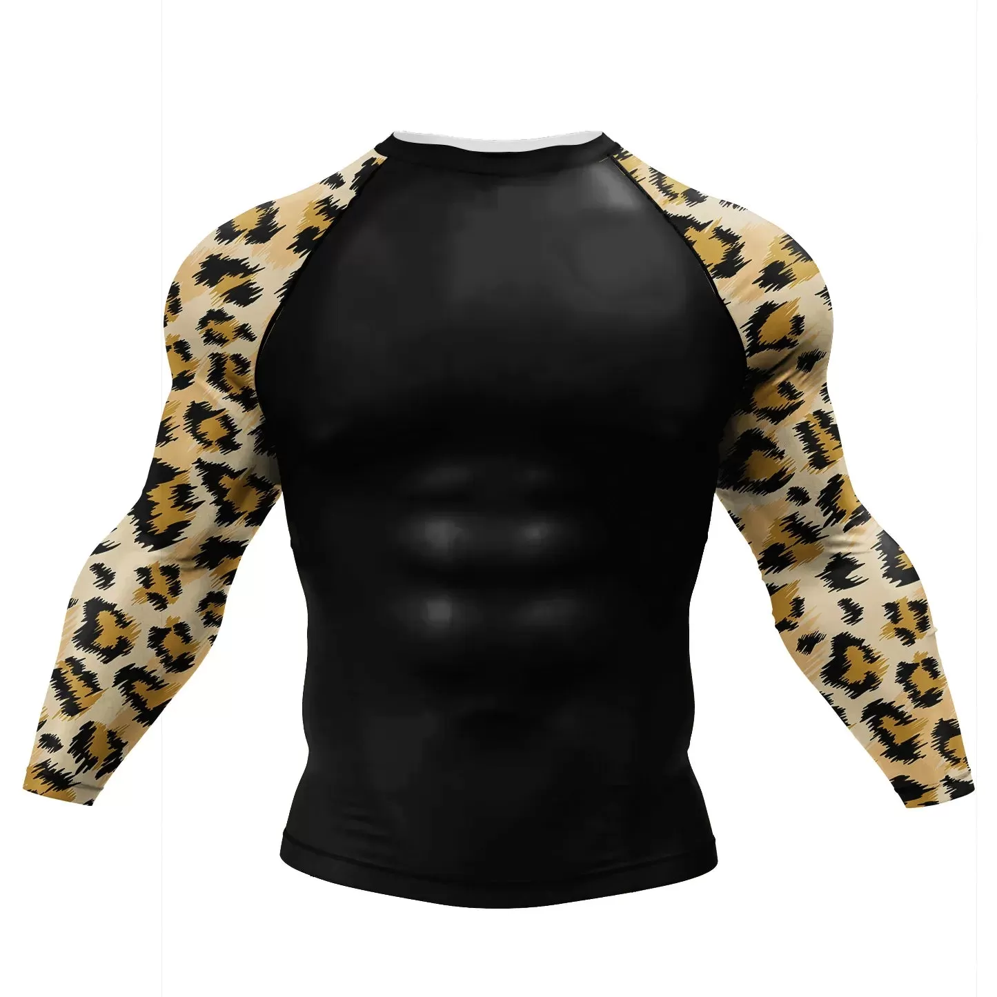 Tribal 'Leopard' Elite Long Sleeve Compression Rashguard