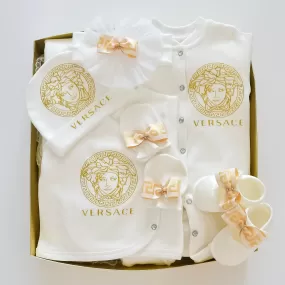 Versace Inspired Newborn Baby Set