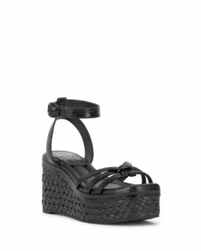 Vince Camuto LORESSA JET BLACK/WATERCOLOR CRINKLE