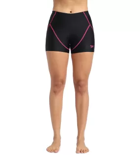 Women's Endurance Sport Shorts - Black & Electric Pink