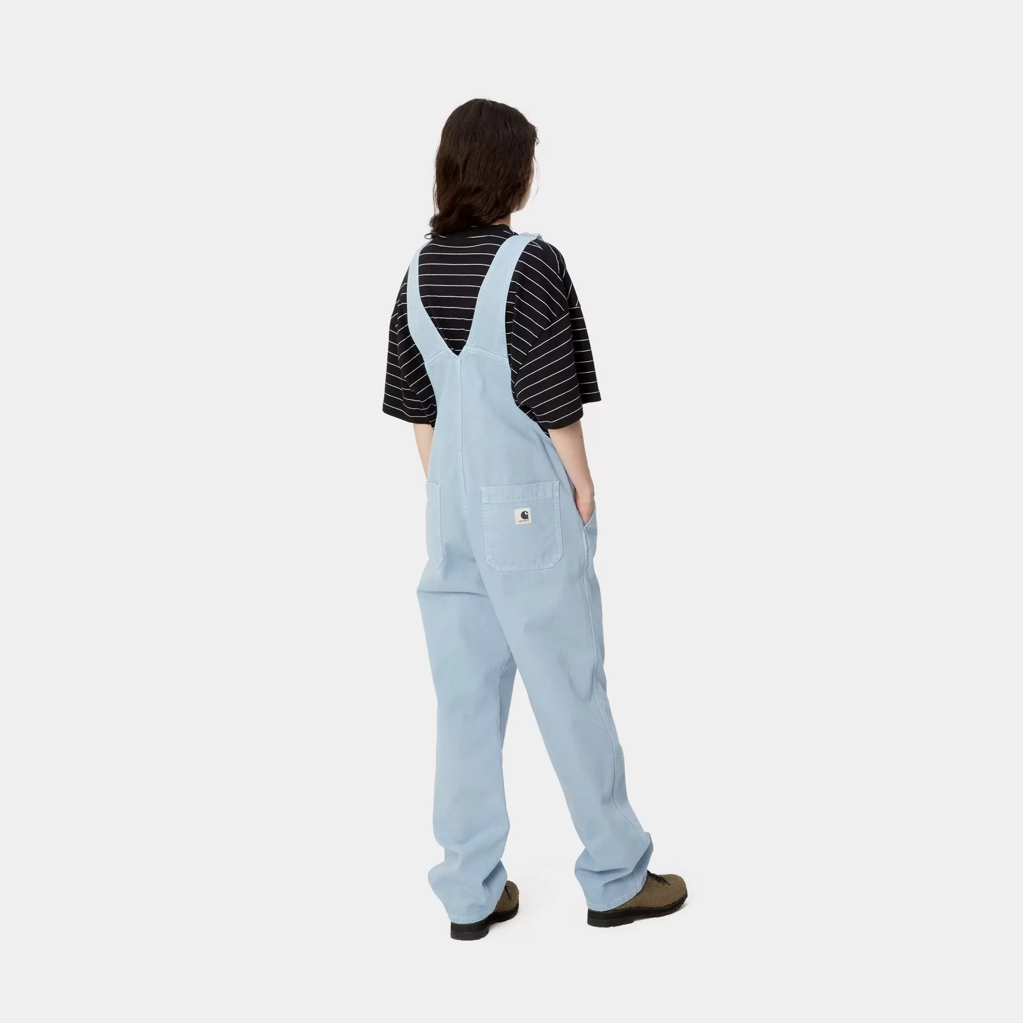 Women’s Garrison Bib Overall | Frosted Blue (stone dyed)