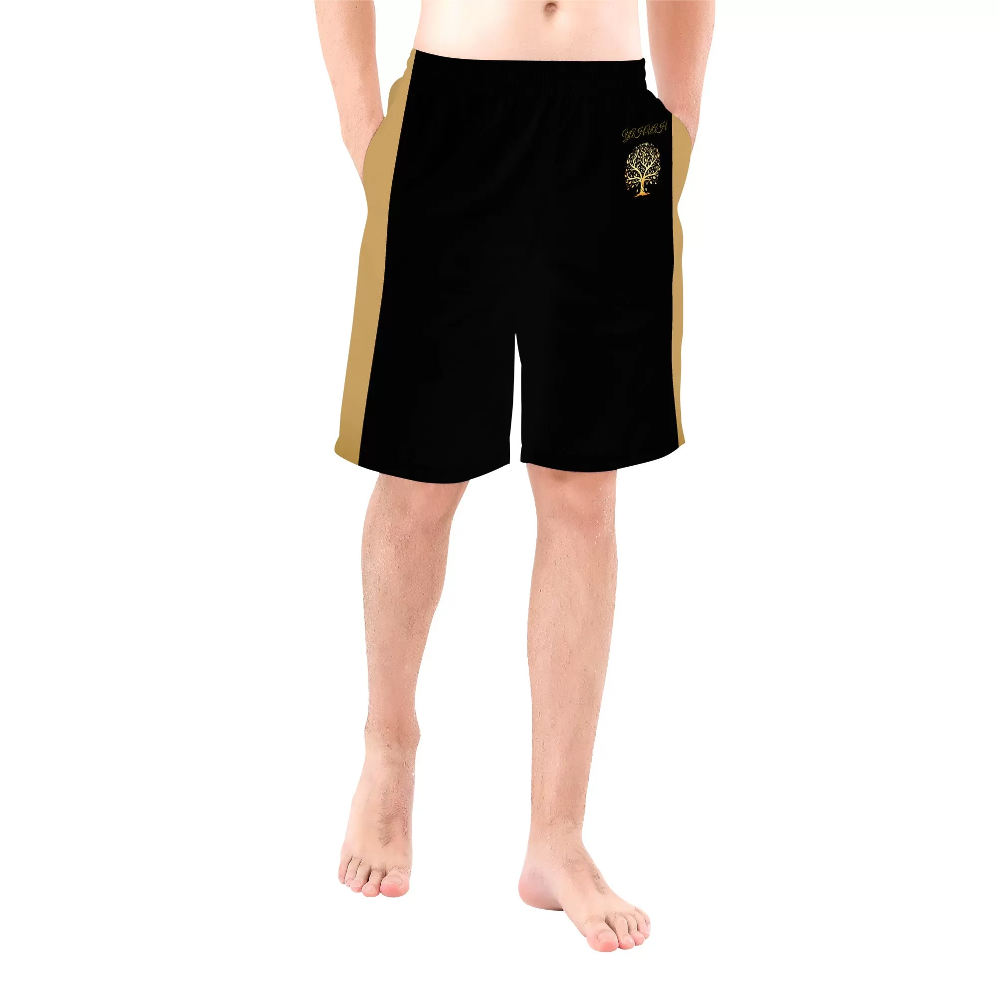 Yahuah-Tree of Life 01 Elect Men's Designer  Board Shorts